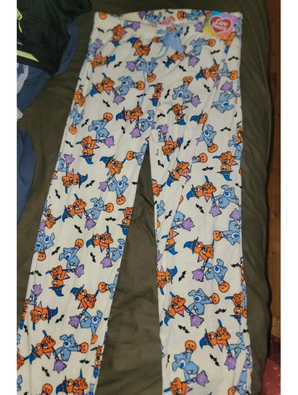 Womens carebears size medium halloween pj bottoms